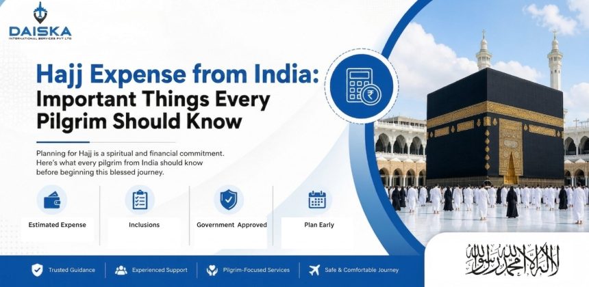Hajj Expenses from India
